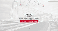 Desktop Screenshot of gecad.com